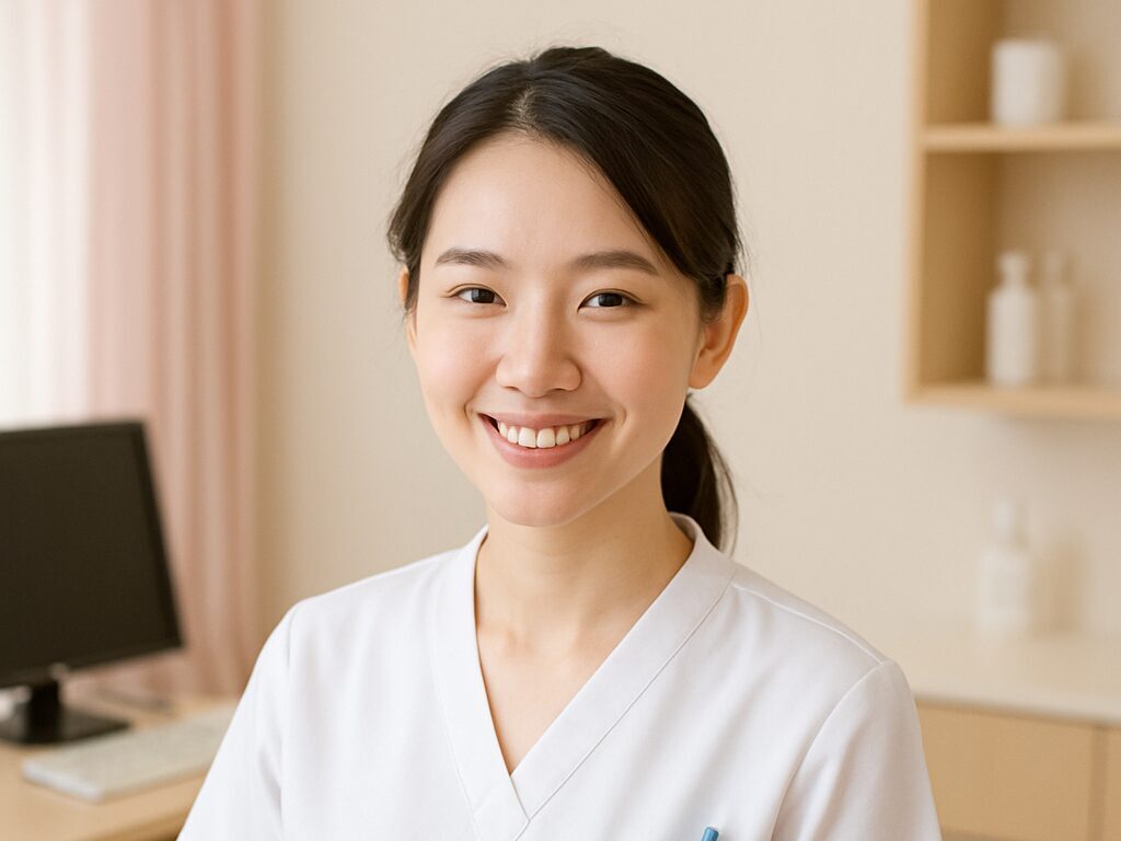 笑顔の看護師